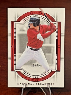 2024 Panini National Treasures Roman Anthony #'d /75 (RC)