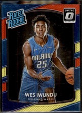 2017-18 Donruss Optic #168 Wes Iwundu Red and Yellow
