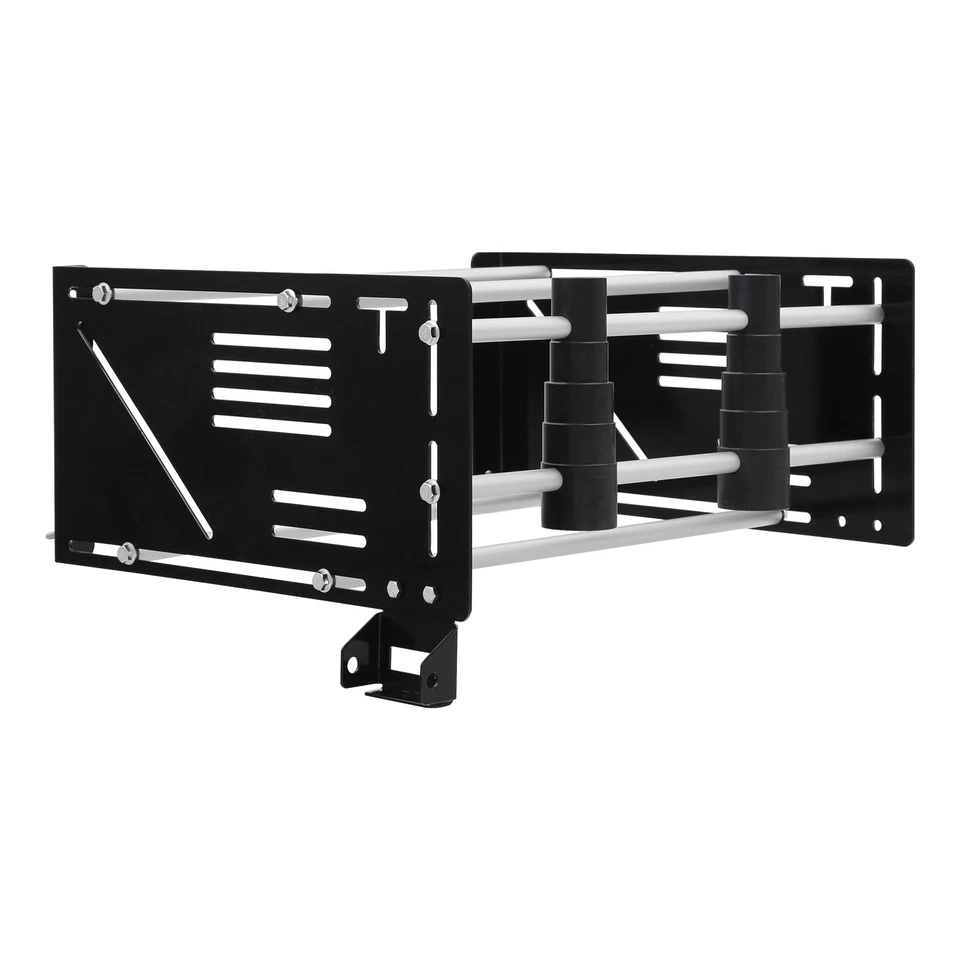 Wall Mount Storage Rack Fit For Harley Touring Softail Sportster XL - Image 3 of 4