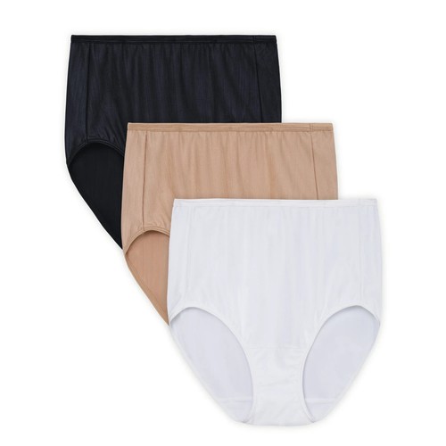 Vanity Fair Panties Womens Plus Size 5XL /12 Radiant Underwear Briefs 3 Pair New