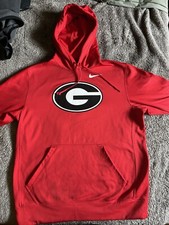 Georgia Bulldogs Red Nike Hoodie Medium Mens ncaa college football basketball