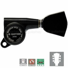 NEW Gotoh SG381-04 MGTB L3 R3 Set Locking Tuners Keystone Keys 3x3 - BLACK