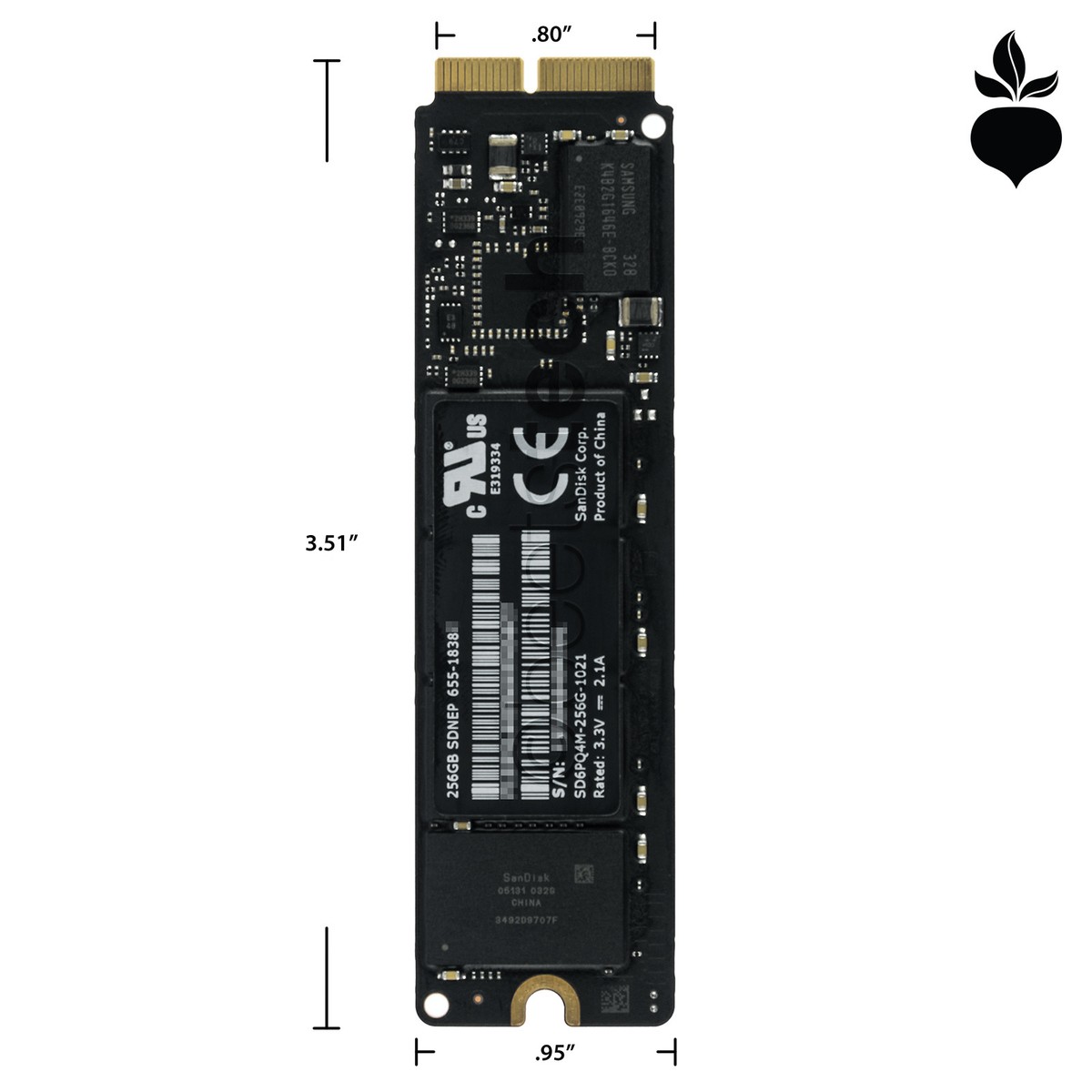 256GB Apple PCIe Blade SSD Kit - iMac 21.5