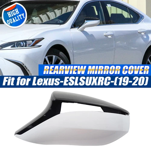 Left Driver Side Rearview Mirror Top & Lower Cap Cover For Lexus ES 2018-2023