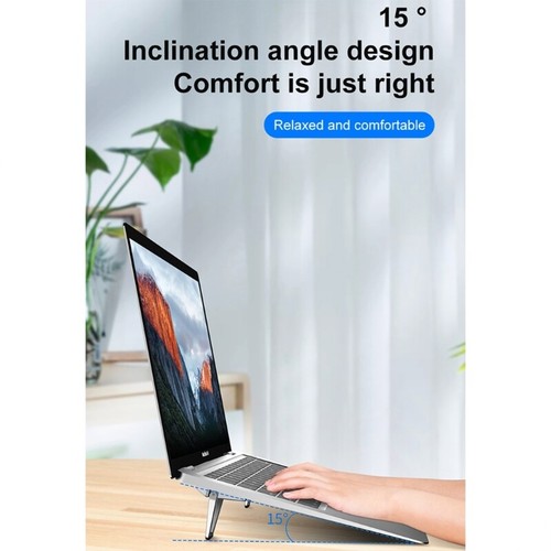 Mini Cooling Pad Computer Keyboard Mount Kickstand Ergonomic Laptop Desk Stand - Photo 4/8