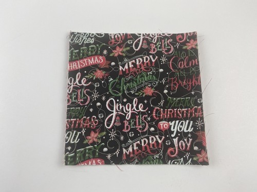 Moda Sandy Gervais Very Merry Christmas Whimsical Cotton Quilted Fabric Bell - Picture 3 of 6