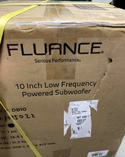 Fluance DB10 10-inch Low Frequency Front Firing Powered Subwoofer Home Theater