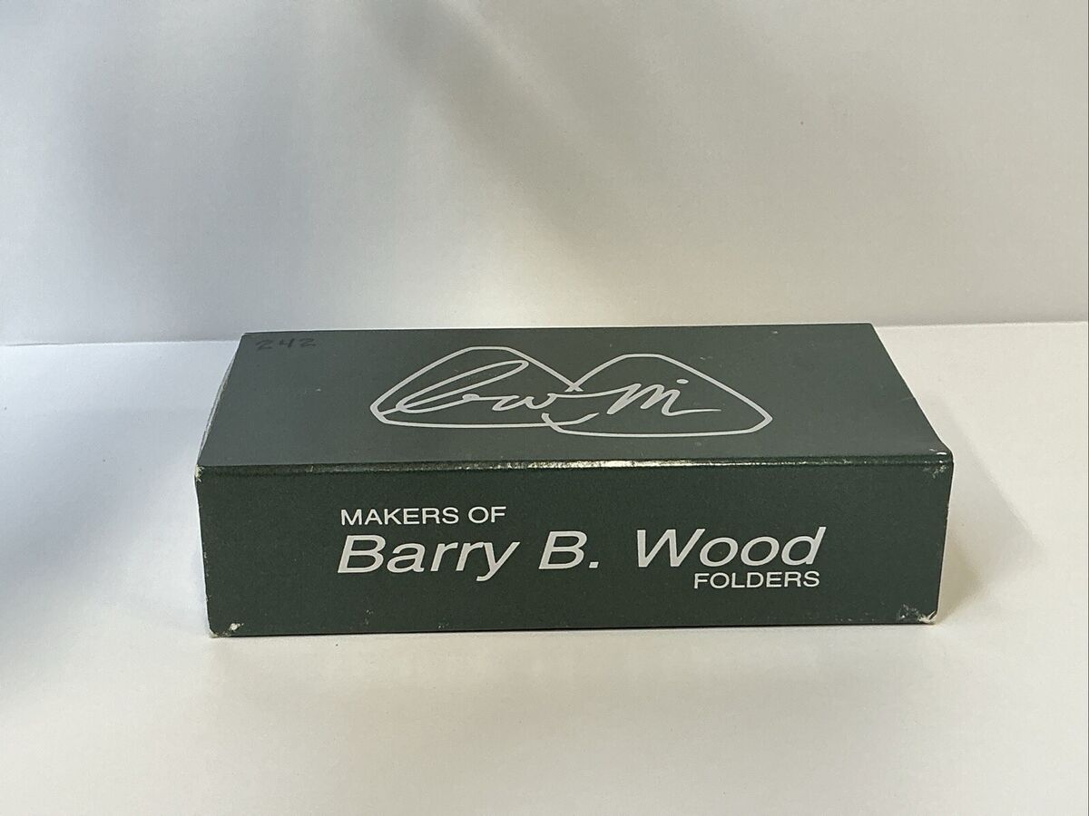 Barry Wood Irie Knives Mk2 “Classic” Folding Knife with Box Barry Wood Irie Knives Mk2 “Classic” Folding Knife with Box
