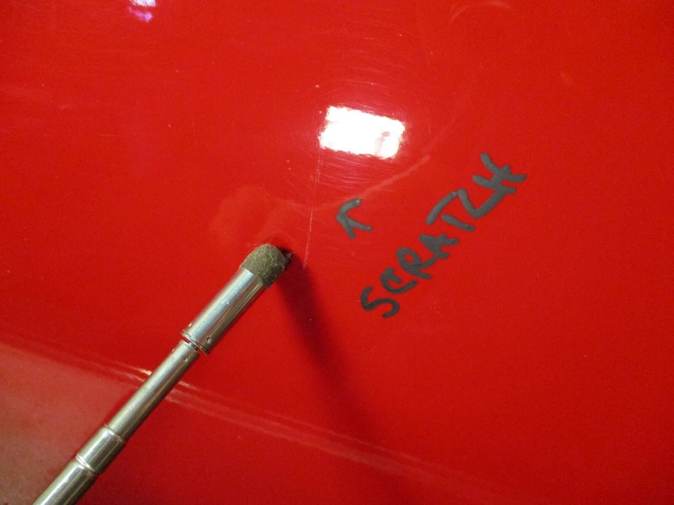 2011 Honda CRZ CR-Z EX Left Driver Door Shell (Red-R81) - Image 3 of 4