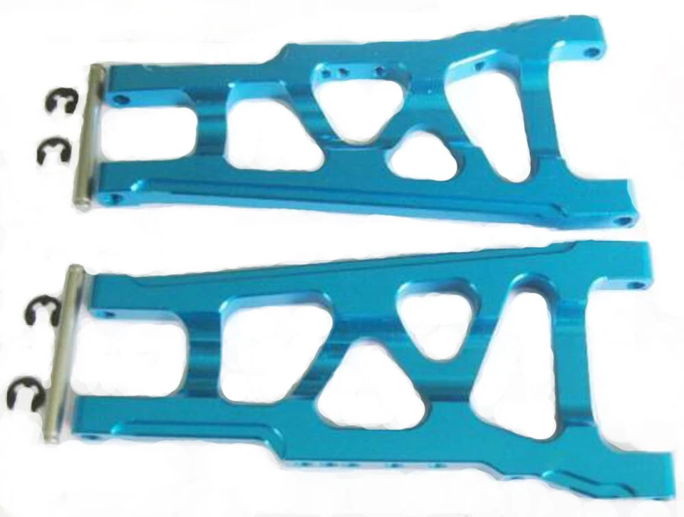 Aluminum metal Upgrade part Kit Fit For TRAXXAS SLASH 4x4 1/10 RC Car Truck Blue - Image 2 of 4