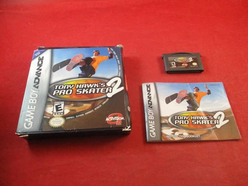 Tony Hawk's Pro Skater 2 Nintendo Game Boy Advance 2001 COMPLETE w/Box manual #E