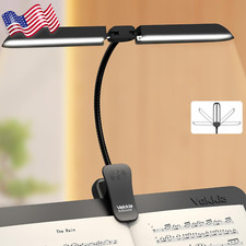 Music Book Reading Stand Light Folding Rechargeable Clip Portable 5 Brightness