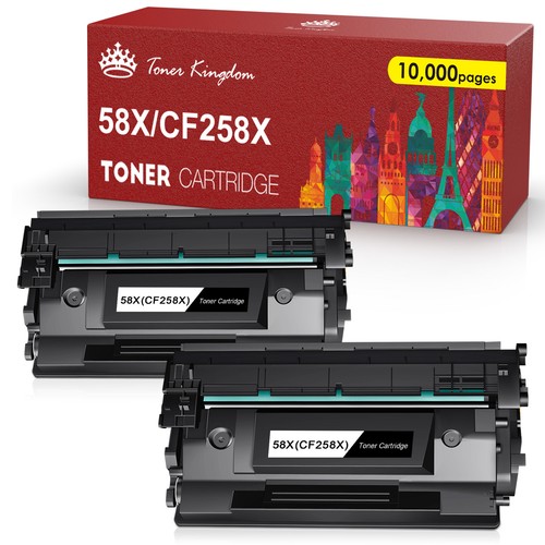 2PK Toner Cartridges for HP CF258X LaserJet Pro M404dn M404dw M404n No
