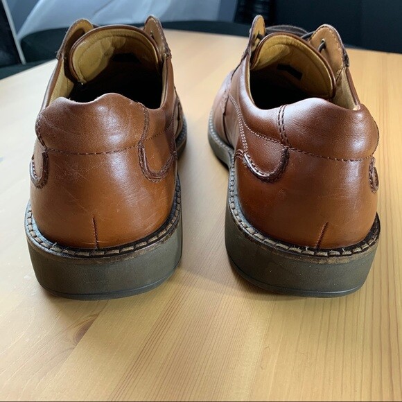 Ecco Shock Point Arch Support Comfort Leather Shoe Ex… Gem