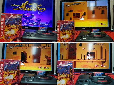 Console Sega Game Gear Pack Aladdin  Fully Recapped  Euro  Complete Good Condition 5012967992057