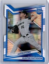 2022 Elite Extra Edition Blue Aspirations Hunter Patteson 35/50 (B24) Royals