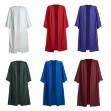 Choir Robe Gown Ladies Mens Priest Preachers Clergy Graduation Various Colours