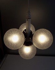 Richard Essig, 70er Jahre BUBBLE LAMP, 4-er Kugel Lampe, Leuchte, Hängelampe
