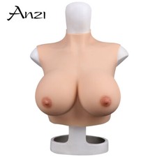 C-G Cup Silicone Breast Forms Fake Boobs Breastplate For Crossdresser Drag Queen