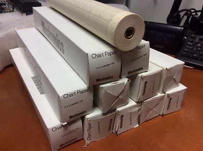 (11) Westronics CT11-2020 CT112020-00 Chart Paper Roll 313mm / 25mt NEW LOT $79