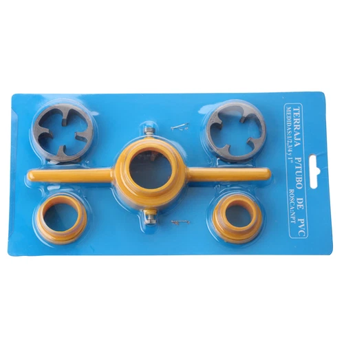 Pipe Threader Plumbing Tool Kit,Pipe Round Die Manual Hand Tool Threading - Picture 11 of 11