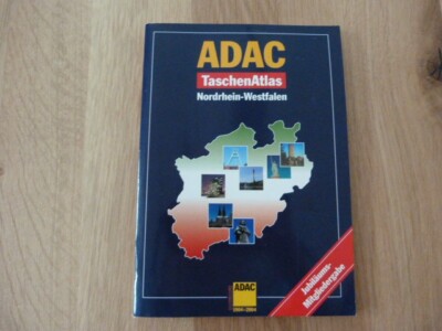 1 x ''ADAC TaschenAtlas Nordrhein-Westfalen'', Jubiläums-Mitgliederausgabe 2004