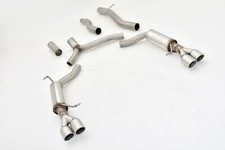 FMS 76mm Duplex Sportauspuff Anlage Audi A5 B8 Sportback 2WD & Quattro 2.0l TDI