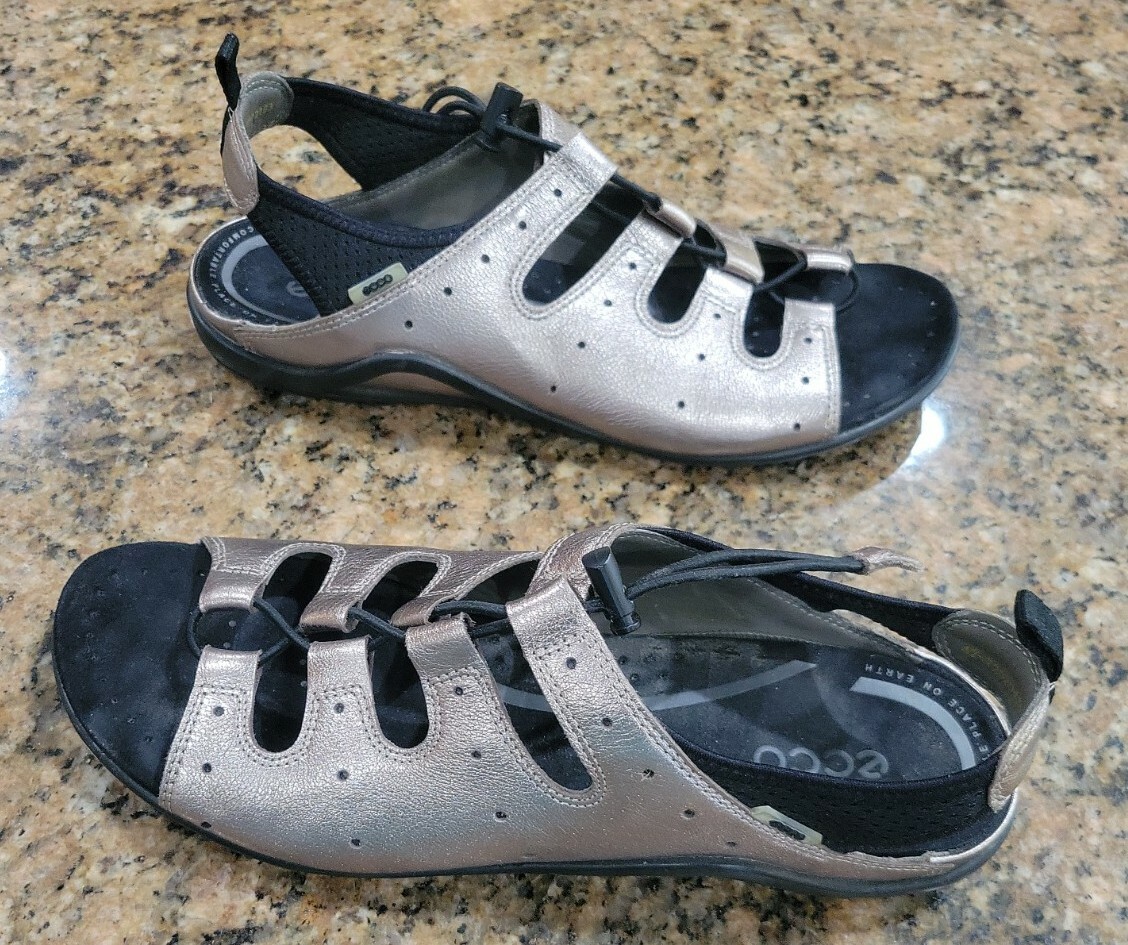 ECCO Comfort Sport Walking SANDALS Womens SHOES BRONZ… Gem