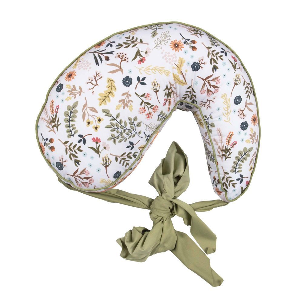 Boppy Anywhere Support Nursing Pillow - Sage Floral-image