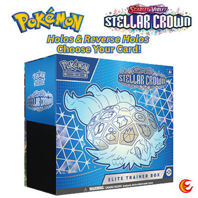 Pokemon Stellar Crown Holos & Reverse Holos Choose Your Card! LP/NM