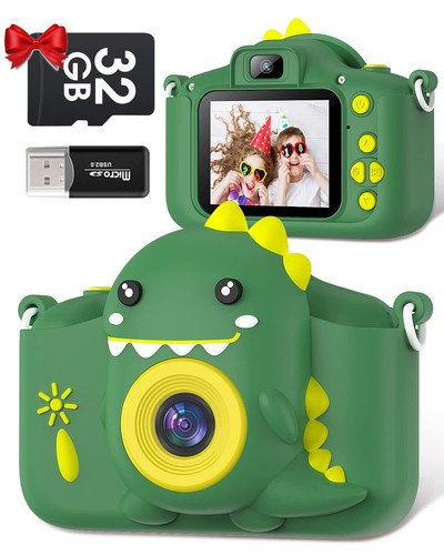 Kinderkamera Kinder Kamera 1080P 20-Zoll-Bildschirm Fotoapparat Kinder Mit 32GB