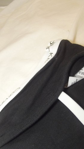 Calvin Klein Reggiseno Sportivo Da Donna Taglia M Nero Bianco Senza Rinforzo - Picture 4 of 10