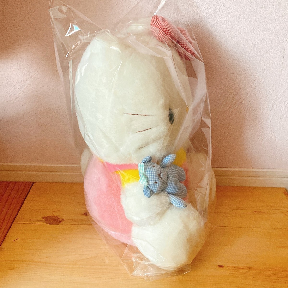 Vintage Rare 1994 Hello Kitty Plush with Teddy Bear - 13
