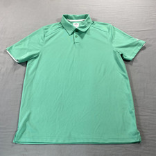 Oakley Polo Shirt Mens Small Green Golf Stretch Lightweight Performance Adult