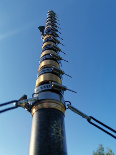 4pcs Antenna Tower Mast Pole 43 Feet IONOPOLE 13 SEA Mountain Super Strong - Afbeelding 5 van 24