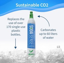 SEALED BRAND NEW Soda Sense 60L CO2 Cylinder Canister Bottle