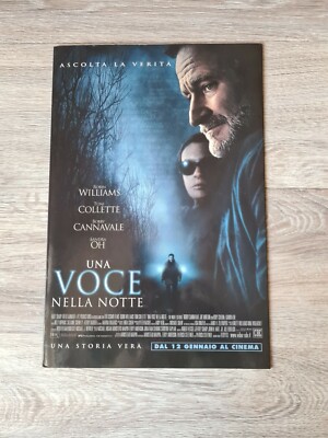 UNA VOCE NELLA NOTTE CARTONATO ORIGINALE CINEMA 2006