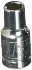 Powerbuilt 1/4" Drive 6 Pt. SAE Socket 7/32" - 648272