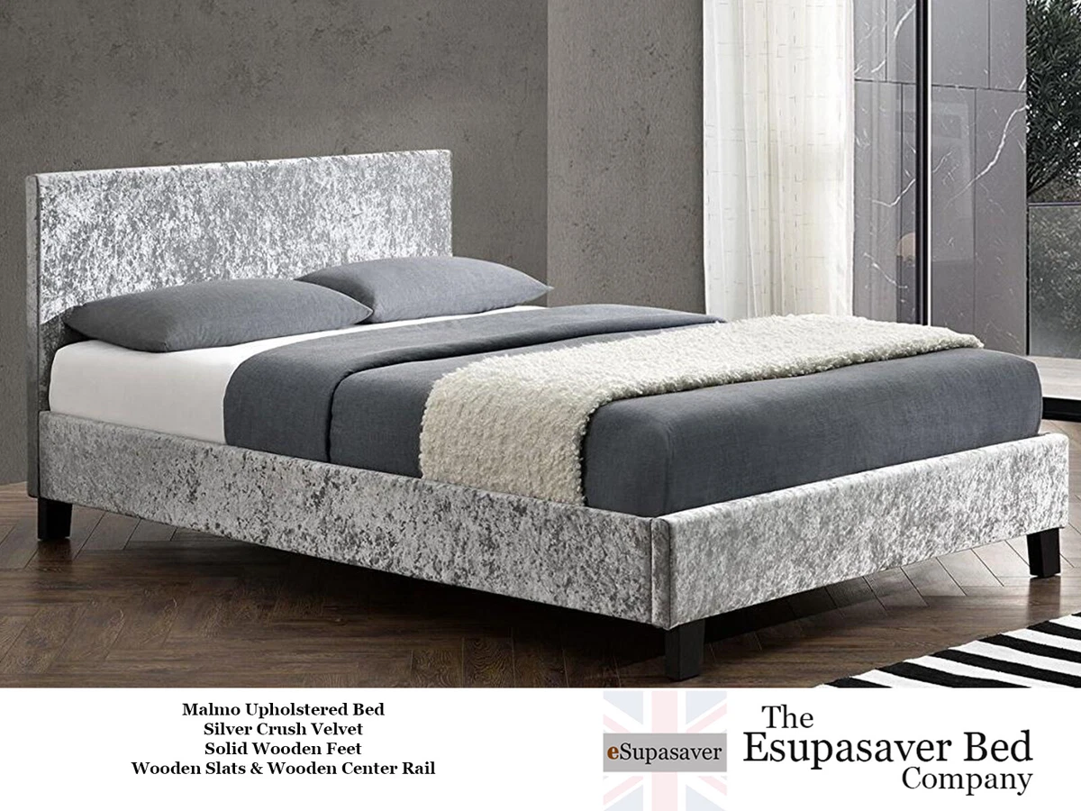 Upholstered bed outlet frame sale
