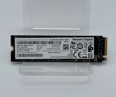 Western Digital PC SN720 512GB SDAQNTW-512G-1001 SSD OPAL PCIe ...