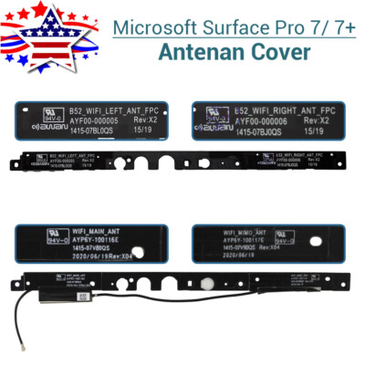 For Microsoft Surface Pro 7/ 7+ Antenna Signal WIFI Cover Trim Flex Cable OEM