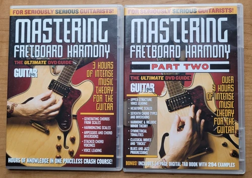 Guitar DVD Mastering Fretboard Harmony Vol. 1 and 2