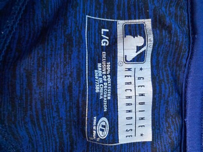 【mi】 Chicago Cubs Shirt Polo Large Distressed Genuine Merchandise C24