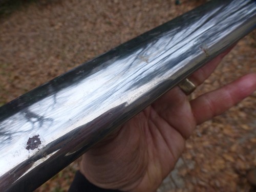 1951 1952 Plymouth Grille bottom above bumper stainless trim molding 31 3/4" - Picture 7 of 11