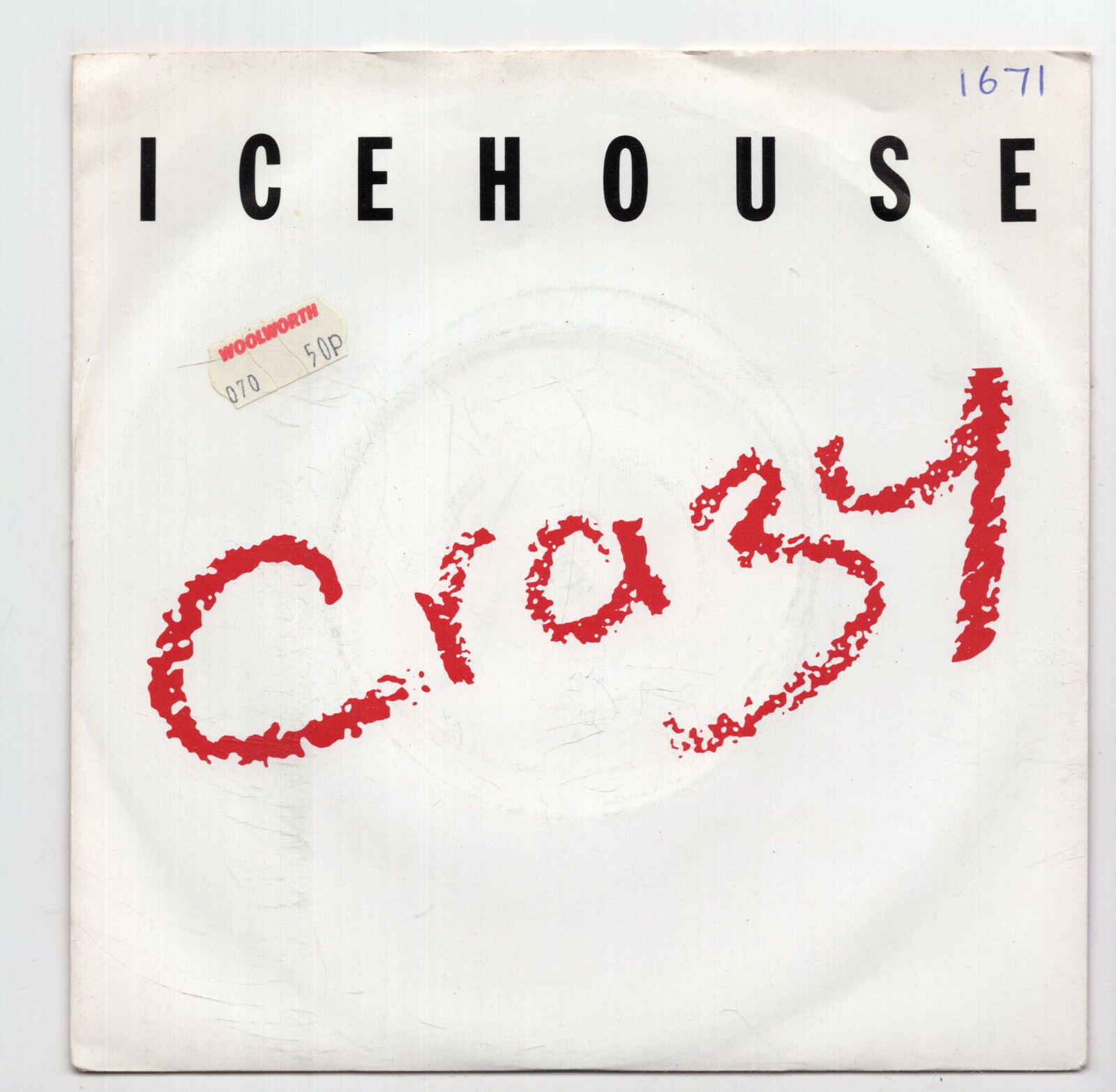 (G511) Icehouse, Crazy - 1987 - 7"" vinyl