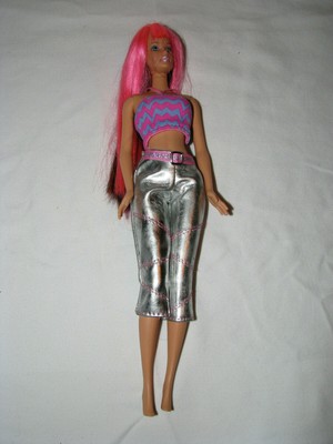 silver hair barbie