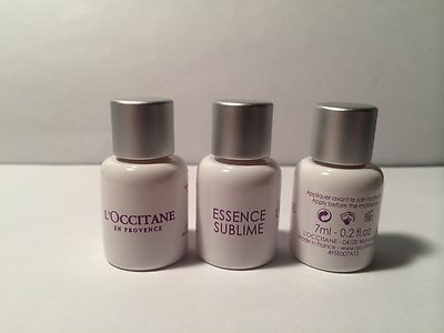 LOT OF 3  L'OCCITANE Sublime Essence Moisture serum 0.2 oz Eash NEW Deluxe Mini