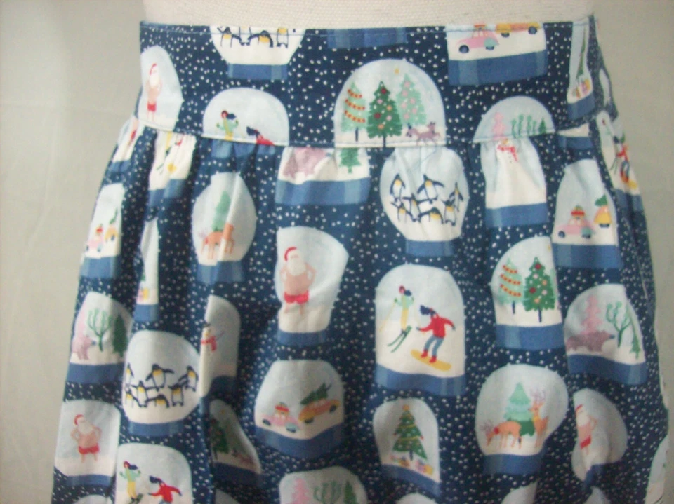 Modcloth RETROLICIOUS Snow Globe Christmas Skirt Sizes XS,S,M,L,XL,2X,3X (B259) - Image 3 of 4