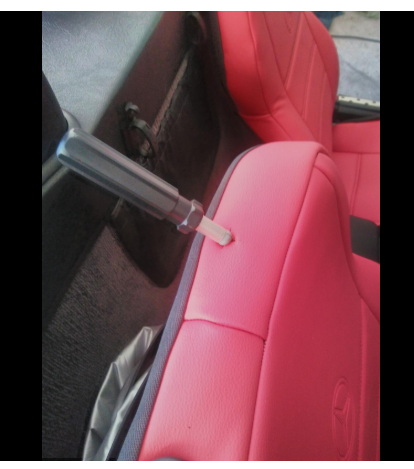 CAR SEAT COVERS (2 pcs) | Made for MERCEDES SLK | Leatherette | Red or Maroon - Foto 35 di 37