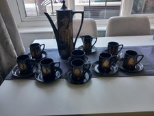 Vintage Portmeirion Phoenix Coffee Set - Coffee Pot, Cups, Saucers And More